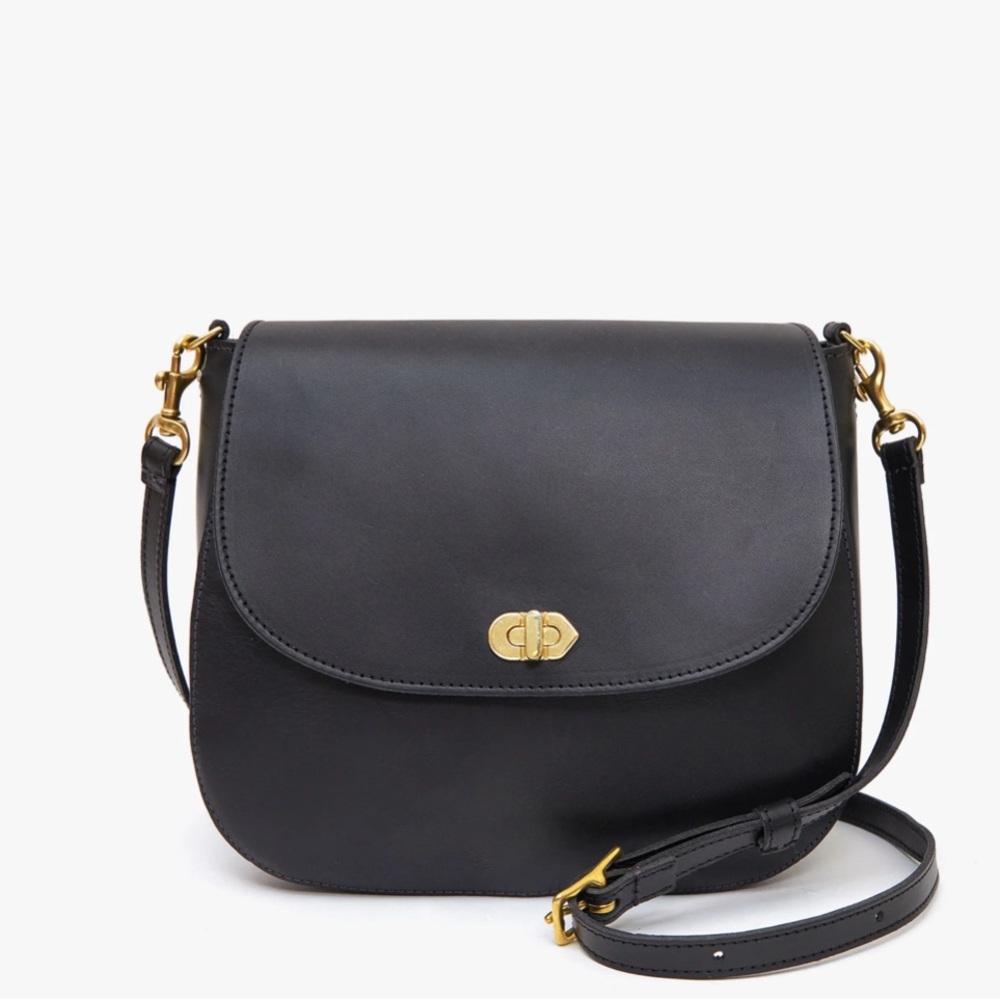 Clare V Turnlock Louis Black